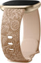 for Fitbit Versa 3 Bands Women/Fitbit Versa 4 Bands for Woman/Fitbit Sense Bands/Fitbit Sense 2 Bands,Cute Fancy Boho Floral Pattern Soft Replacem...
