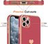Teageo for iPhone 11 Pro Max Case for Girl Women Cute Love-Heart Luxury Bling Soft Back Cover Raised Full Camera Protection Bumper Silicone Shockp...