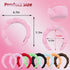 BLAAROOM Spa Headband for Women Soft Puffy Sponge Terry Towel Cloth Head Band for Washing Face Bubble Skincare Makeup Headband Hair Accessory(Pink...