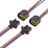 RED WOLF 9008 H13 Headlights Wiring Harness Socket Male & Female Adapter Connector for H13LL Lamps Bulbs Replace Headlamp Fog Light for Truck Pick...