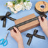 48 Yards Musical Note Ribbon, Black Polyester Musical Notes Craft Ribbon Single Face Hot Stamping Satin Ribbon for Gift Packaging Party Decoration...