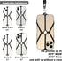 Cell Phone Lanyard, Phone Lanyard Tether with Patch, 2 in 1 iPhone Lanyard Tether with Carabiner Clip for Anti-Drop Outdoor Skiing Hiking Cycling ...