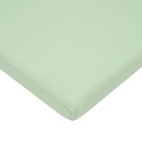 American Baby Company 100% Cotton Knit Fitted 18" x 36" Cradle/Bassinet Sheet - Compatible with Mika Micky Bassinet, Green, Soft Breathable, for B...