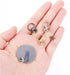 60 Set Screwback Round Head Rivet with Pull Ring, 3 Color 8MM Leather Rivets Kit Studs DIY Accessory Screw Rivets for Leather Craft Purse Phone Ca...