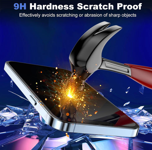 Asstar [2 Pack Privacy Screen Protector for iphone 13 Pro Max 6.7",9H Shatterproof Tempered Glass Screen Protector for iphone 13 Pro Max(Only),Cas...