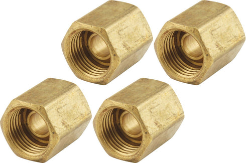 Allstar Performance ALL50133 Brass 3/8" Inverted Flare Union Brake Line Adapter Fitting , (Pack of 4)...