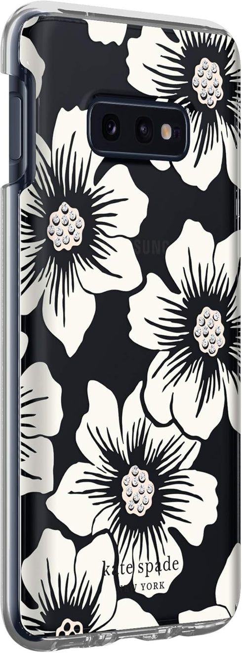Kate Spade Defensive Hard Case for Galaxy S10e - Hollyhock Floral / Clear Cream...