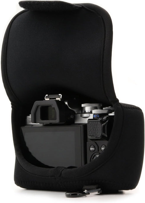 MegaGear Ultra Light Neoprene Camera Case compatible with Olympus OM-D E-M10 Mark III, E-M10 Mark II (14-42mm EZ Lens)...