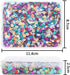 12000Pcs Bulk Loose Flake Sequins Rainbow Cup Paillette Confetti 5MM for DIY Crafts Wedding Party Christmas Decoration with Storage Box 80 Grams...