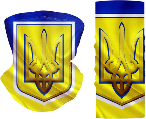 Ukraine Flag Bandana Balaclava Tube Unisex Windproof Sports Mask Neck Gaiter Multipurpose For Outdoor Riding...