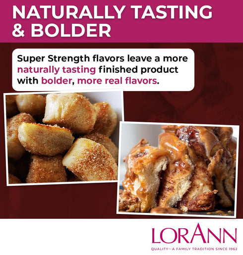 LorAnn Oils Super Strength Flavoring - Used For Candy Making, Flavoring Extracts, Baking, Hard Candy, and Flavor Oils - Bold, Natural Flavors 4X S...