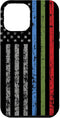 iPhone 12 Pro Max Police Military and Fire Thin Blue Green Red Line Flag Case...