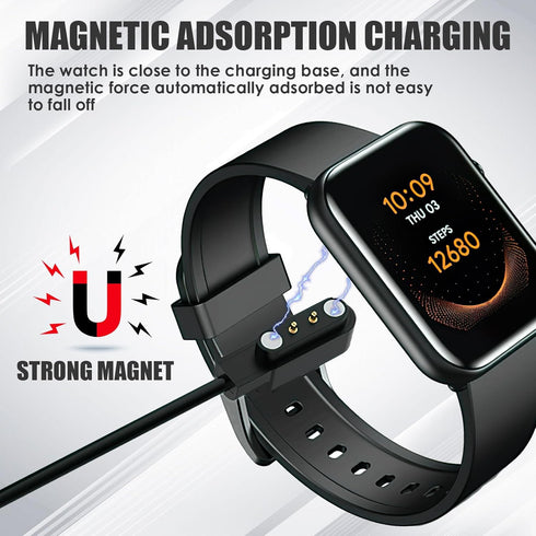 2-Pack Kids Smart Watch Magnetic Charger, 7.62mm 2Pin 2ft/60cm 5V 1A USB-A, Universal Charger Cable Replacement Compatible for Smart Watches with ...