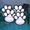 Paw Print Solar Outdoor Lights, Solar Lights Outdoor Waterproof Dog Paw Lights(Set of 4), Cat Puppy Animal Garden Lights Path Paw Lamp Walkway Lig...