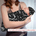 Baby Newborn Swaddle Blanket with Beanie Hat- Black and White Dinosaur Skeleton Pattern Receiving Blanket Sleep Sack for Girls Boys Infant Gifts...