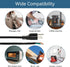 14 Gauge Replacement Power Cord?8Ft Cable 110V 115V 120V 300V Pigtail for Appliance, NEMA 5-15P Plug US SJT 14AWG (14/3), Pigtail Cord...