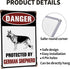 Beware Of Dog Sign Warning Signs For Fence German Shepherd Sign Outdoor House Signs 8x12 Inches...