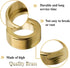 2 Pcs 9620750 Plumbing Equipment, Cartridge Nut for 529 Series Faucets, Brass...