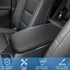 QianBao Compatible with Chevrolet Equinox 2018-2023 /GMC Terrain 2017-2023 Leather Armrest Box Center Console Cover Red Line...