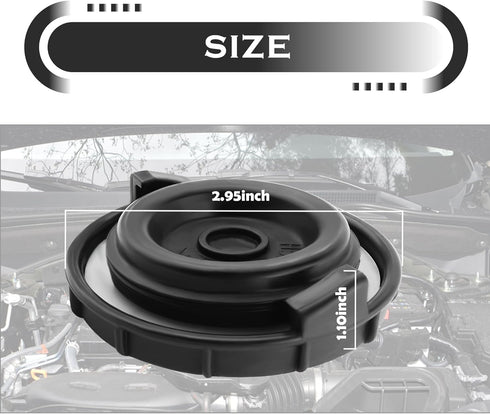 Brake Master Cylinder Cap,Brake Fluid Cap Replacement OEM#46662-SLE-J01,46662-SDC-A02,Brake Fluid Reservoir Cap Compatible with Honda Fit EV Accor...
