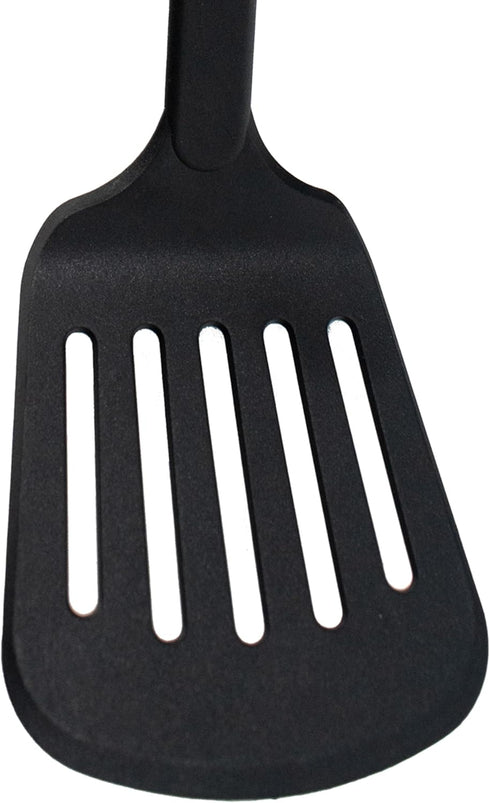Norpro Nylon Nonstick 13-Inch Slotted Spatula, Black...