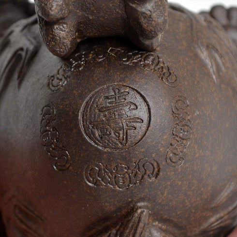 Chinese Dragon Turtle Tea Decoration Pet Zisha Clay Lucky Fengshui Home...