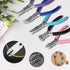 Jewelry Pliers, 5 Pack Jewelry Making Pliers Tools with Needle/Chain Nose Pliers, Round Nose Pliers, Bent Nose Pliers, End Nipper Pliers and Wire ...