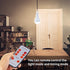 Solar Light Bulb Outdoor Rechargeable 300LM Solar Powered Light Led Bulb with Remote Timer, Lighting Sensor, 4 Lighting Mode for Chicken Coops She...