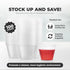 Graduated 1 oz. Plastic Medicine Cups, Detailed Liquid Measurements for Medications, Clear Containers, Disposable or Reusable, Supports Adults and...