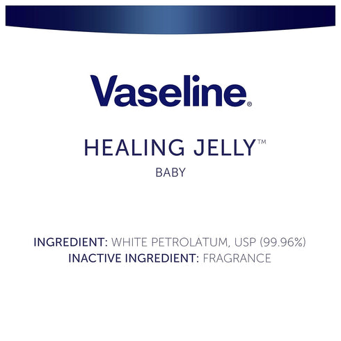 Vaseline Healing Jelly Petroleum Jelly For Diaper Rash Moisturizer For Baby Hypoallergenic Skin Protectant 2.89 oz...