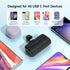 NEWDERY USB C Portable Charger 6600mAh,Small Power Bank, Mini Slim Batttery Pack External Phone Charger for iPhone 15 Pro Max/15 Plus/15 Pro/15/Sa...