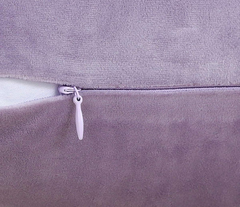 Jeneoo Comfy Soft Thick Velvet Throw Pillow Covers Decorative Solid Square Couch Cushion Cases for Bedroom Sofa Car Decor (Lavender, 16 x 16 Inche...