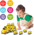 Trucks Cars Toys for 3 4 5 6 7 Year Old Boy Toddler, 5 in 1 Carrier Transport City Vehicles Toys with Light Sound, Christmas Birthday Gift for Tod...