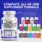 Eye Health Vitamins with Bilberry 6000mg Lutein & Zeaxanthin 40mg Lycopene 40mg Resveratrol 3000mg Grape Seed Extract 6000mg Omega 3 4000mg Astaxa...