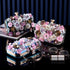 Women Clutches Flower Evening Handbag Chain Strap Shoulder Bag handbag Wedding bag purse...
