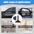 2 PCS Window Tint Tool, 5'' Rubber Small Squeegee & 6'' Silicone Cleaning Squeegee Kit, Multifunctional Window Tinting Wiper Scraper Car Accessori...