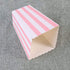 BinaryABC Popcorn Boxes,Stripe Pattern Decorative Dinnerware for Party,11.5 x 5CM,24pcs,Pink...
