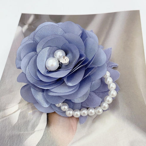 Kokoma Elegant Peony Flower Brooch Pin for Women Lady Fabric Flower Pearl Brooch Lapel Pins for Wedding Bohemia Dress Suit Ceremony Clothes Access...