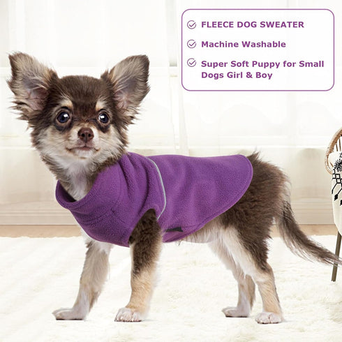 XXS Dog Clothes Small Dog Sweaters for Small Dogs Girl Boy Soft Warm Small Dog Sweater Puppy Clothes Cute Pet Clothing Dog Sweatshirt Outfits for ...