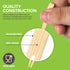 200 Bamboo Appetizer Forks, 3.5" Disposable Bamboo Fork for Charcuterie, Mini Forks for Appetizers, Cocktail Forks for Weddings, Small Appetizer P...