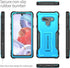 ExoGuard for LG Stylo 6 Case, Rubber Shockproof Cover Case Compatible with LG Stylo 6 Phone, Built-in Kickstand (Blue)...