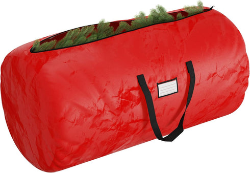 Christmas Tree Storage Bag - Polypropylene Tote with Zipper for Holiday Decorations, Inflatables, Garland and 12-Ft Artificial Trees by Elf Stor (...