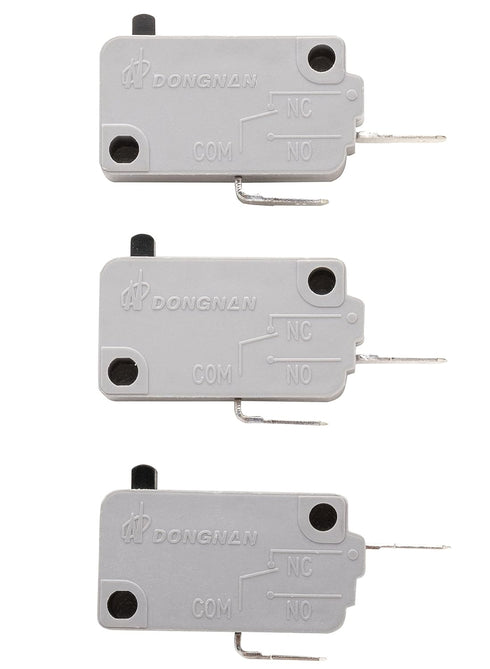 KW3A Microwave Oven Door Switch 16A 125/250V Door Interloc (2 Normally Open and 1 Normally Close)...