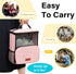 Shower Bag with Phone Pocket Holder, Extra Large Portable Hanging Mesh Shower Bathroom Tote Caddy for College Dorm, Travel, Gym, Camping, Quick Dr...