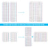 4PCS Breadboards Kit Include 2PCS 830 Point 2PCS 400 Point Solderless Breadboards for Proto Shield Distribution Connecting Blocks...