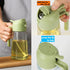 Oil Sprayer for Cooking,2 in 1 Glass Olive Oil Sprayer and Oil Dispenser14.5oz/430ml Oil Spray Bottle (Green)...