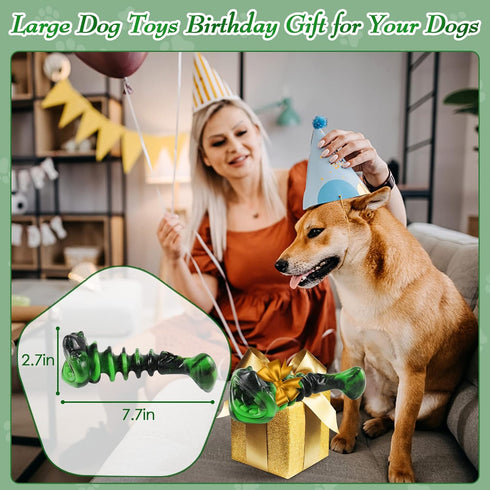 Dog Toys for Aggressive Chewers: Dog Toys for Large Dogs - Tough Dog Toys - Large Dog Toys - Indestructible Dog Toys for Large/Medium/Super Chewer...