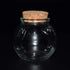 Clear Glass Bottle With Cork Stopper Assorted Shapes Bud Vases Jars Message Wish Bottle 1 Piece (Round Ball)...
