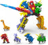 5-in-1 Robot Dinosaur Toys Set: Large Transforming Robot Take Apart Kit with 5 Dinosaur Action Figures - Triceratops Deformation Toys for Kids Age...