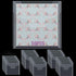 50 Pieces Stamp and Dies Clear Storage Pocket,3.9x3.9inch Scrapbooking Storage Bags for Die Cuts,Resealable Plastic Seal Pockets Folders for DIY C...